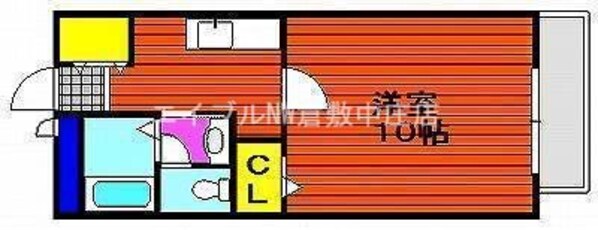 フラッツァ水江　Ｃ棟の物件間取画像